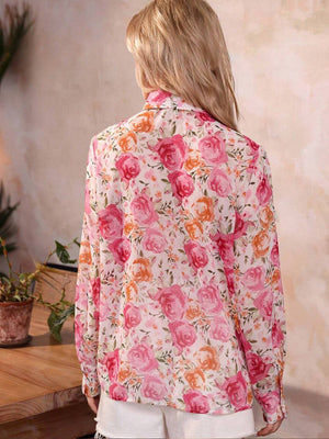 TANDUL  Women Regular Fit Printed Built-up Collar Casual Shirt