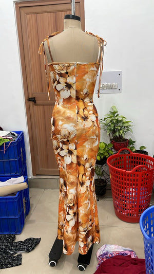 TANDUL Women Stunning Floral Bodycon Dress