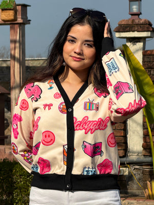 TANDUL Women Cartoon Printed Jacket
