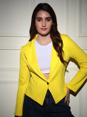 TANDUL  Polyester Solid Coat For Women
