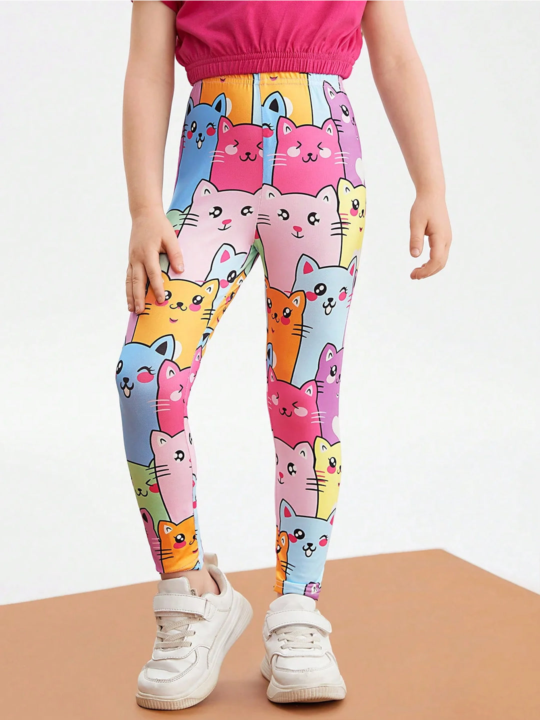 TANDUL  Legging For Girls  (Multicolor Pack of 1)