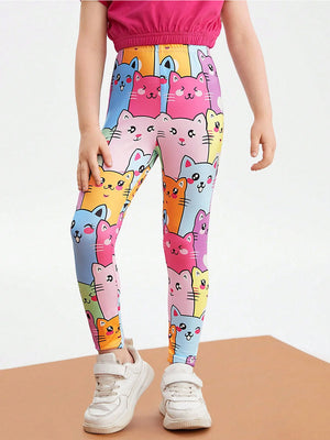 TANDUL  Legging For Girls  (Multicolor Pack of 1)