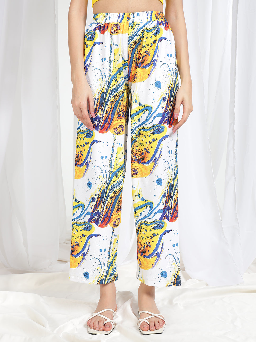 TANDUL Women Straight Fit Printed Trouser