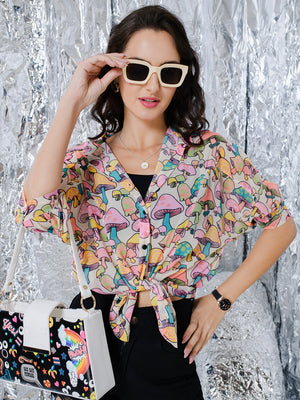 TANDUL  Women Regular Fit Printed Casual Shirt
