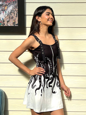 TANDUL Women Stunning Octopus Printed Dress