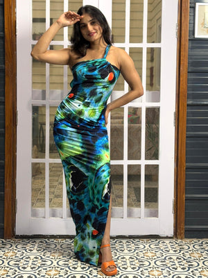 TANDUL Multicolor Long  Bodycon Dress