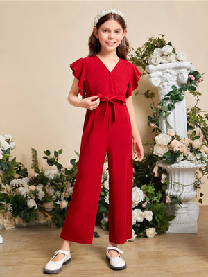 TANDUL Solid Girls Jumpsuit