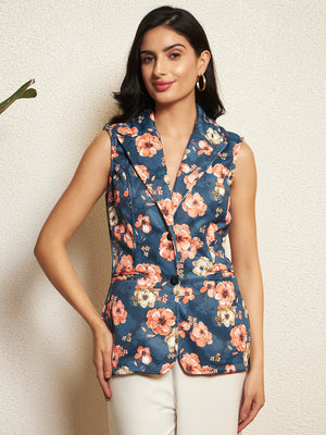 TANDUL Women Stunning Floral Printed Vest