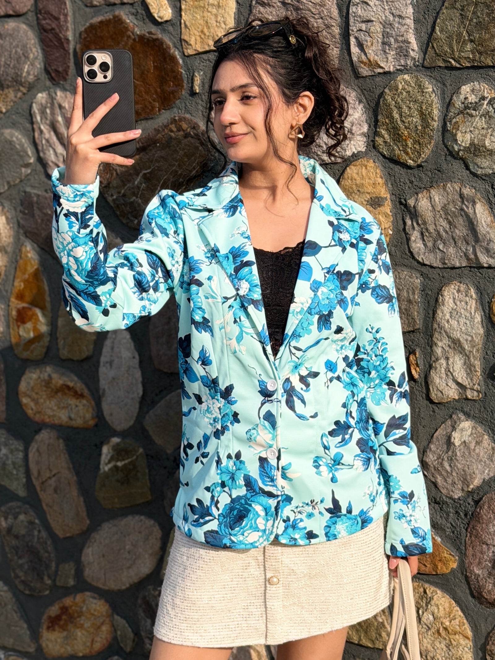 TANDUL Women Multicolor Floral Printed Blazer