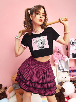 TANDUL Casual Regular Sleeves Printed Women Multicolor Top