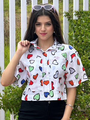 TANDUL  Women Regular Fit Printed Casual Shirt