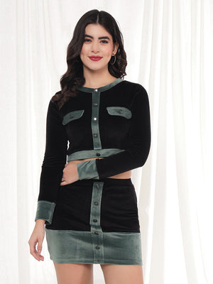TANDUL Top Skirt Co-ords Set