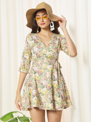 TANDUL  Women Fit and Flare Multicolor Dress