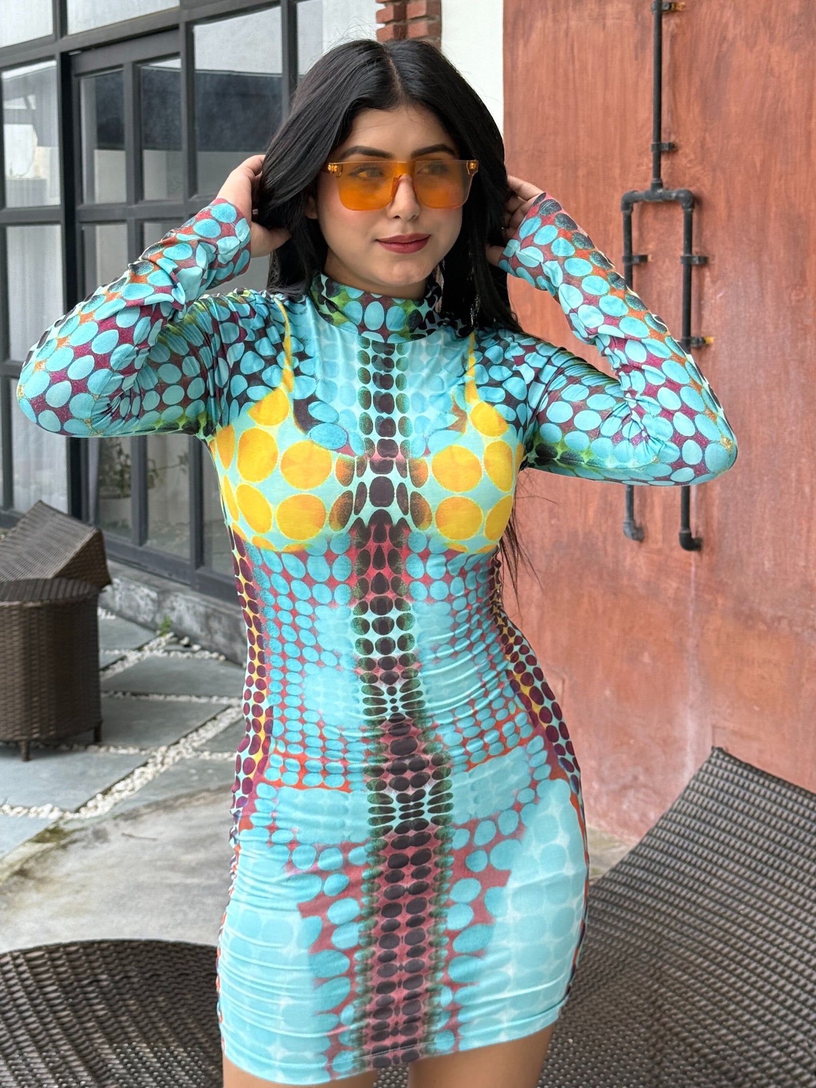 TANDUL Women Printed Bodycon Dress