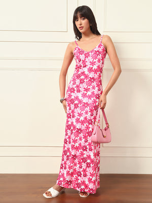 TANDUL Women Pink  Floral Dress