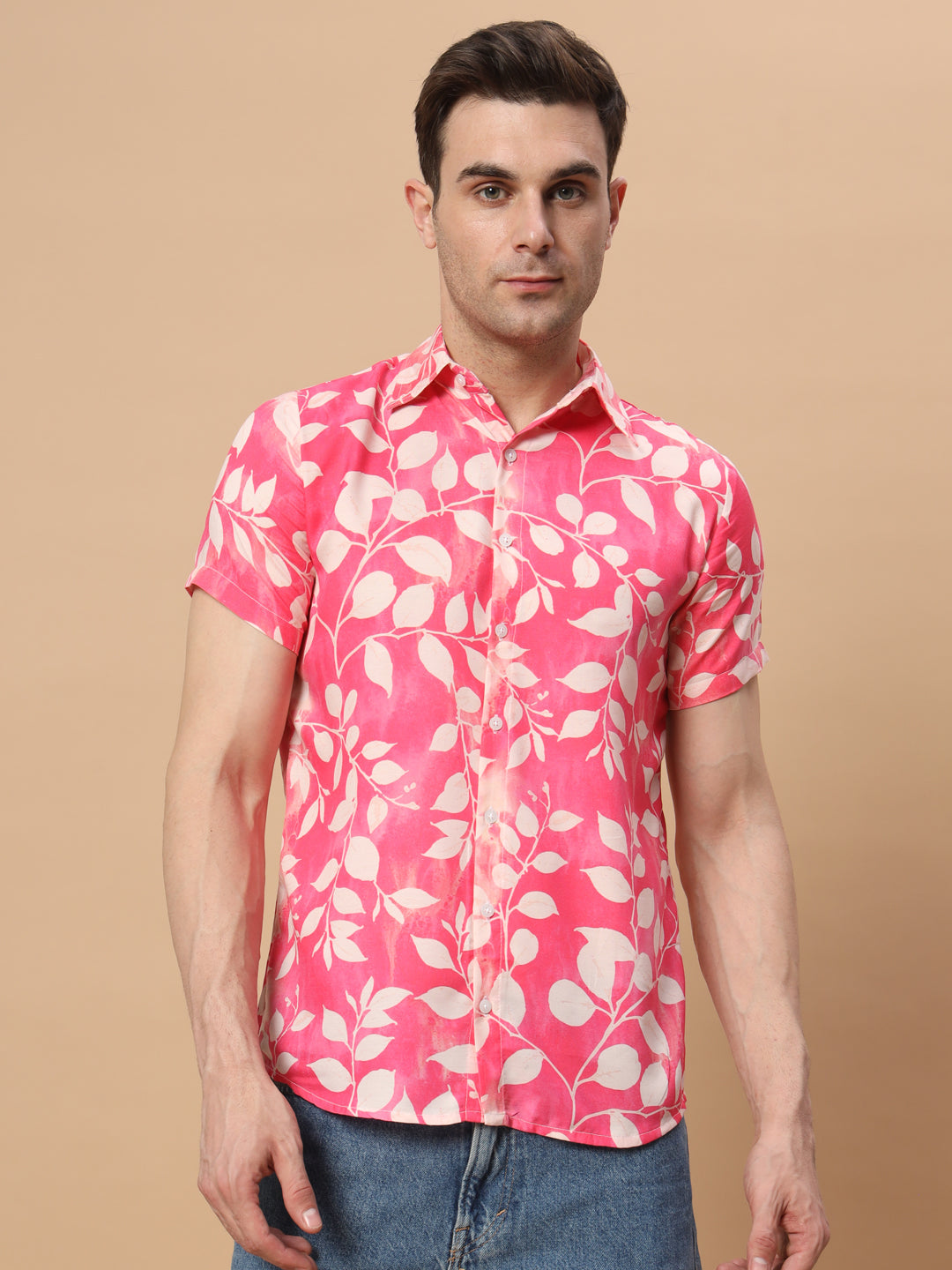 TANDUL  Men Regular Fit Printed Casual Shirt 8364