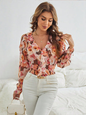 TANDUL  Casual Regular Sleeves Printed Women Multicolor Top