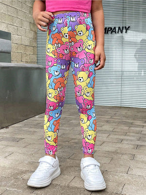 TANDUL  Legging For Girls  (Multicolor Pack of 1)