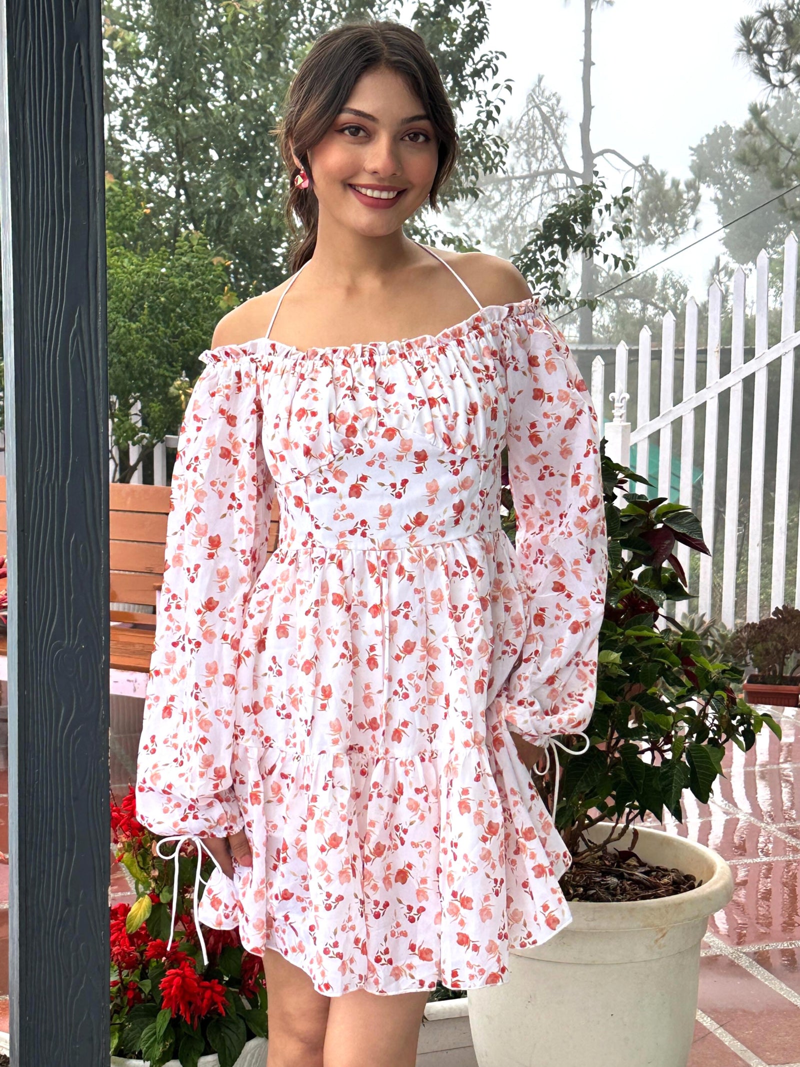 TANDUL Women Fit and Flare Floral Printed Dress