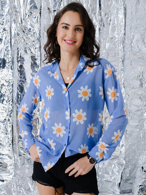 TANDUL  Women Regular Fit Printed Casual Shirt