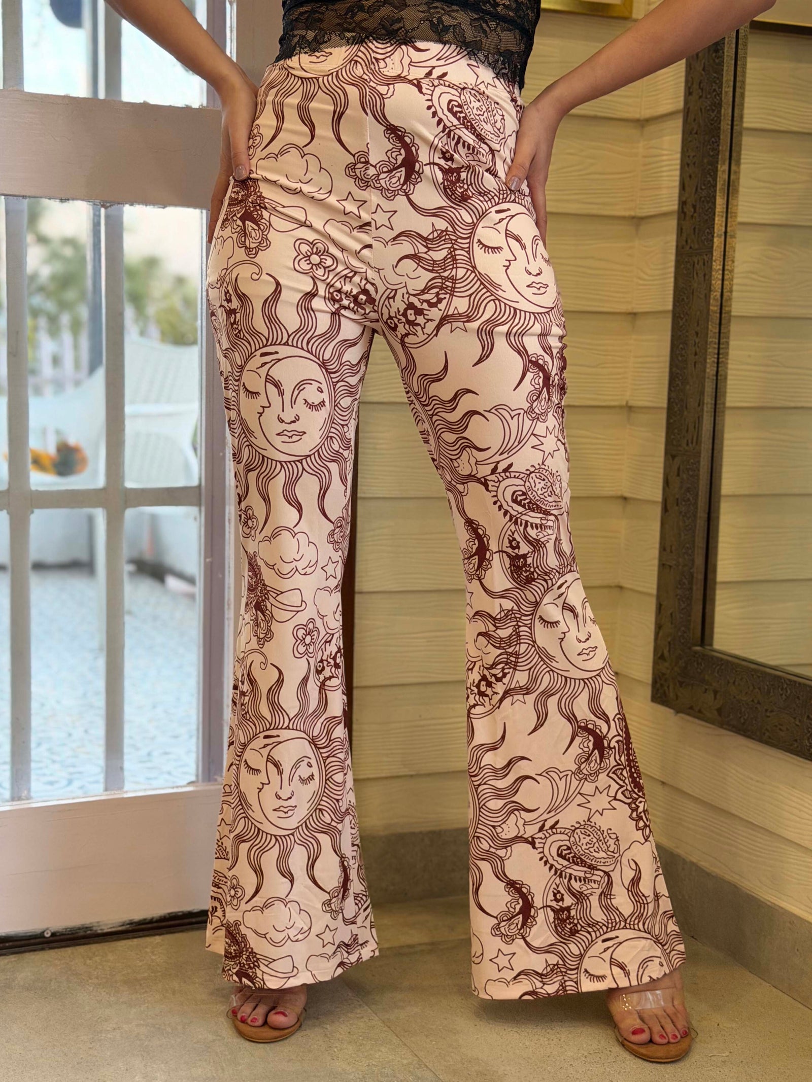 TANDUL  Women Regular Fit Beige Lycra Blend Trousers