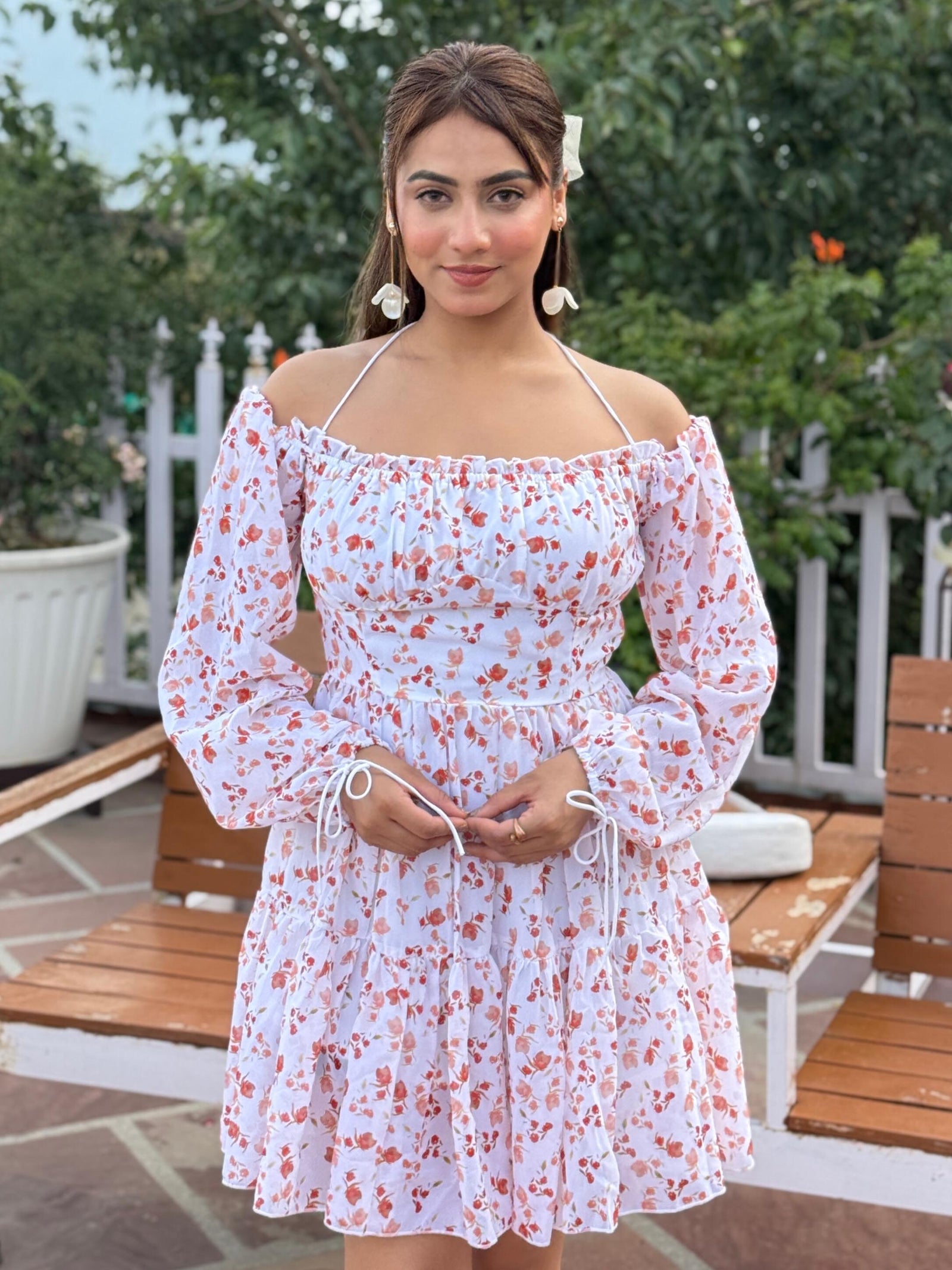 TANDUL Women Fit and Flare Floral Printed Dress