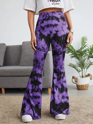 TANDUL  Women Regular Fit Purple Lycra Blend Trousers