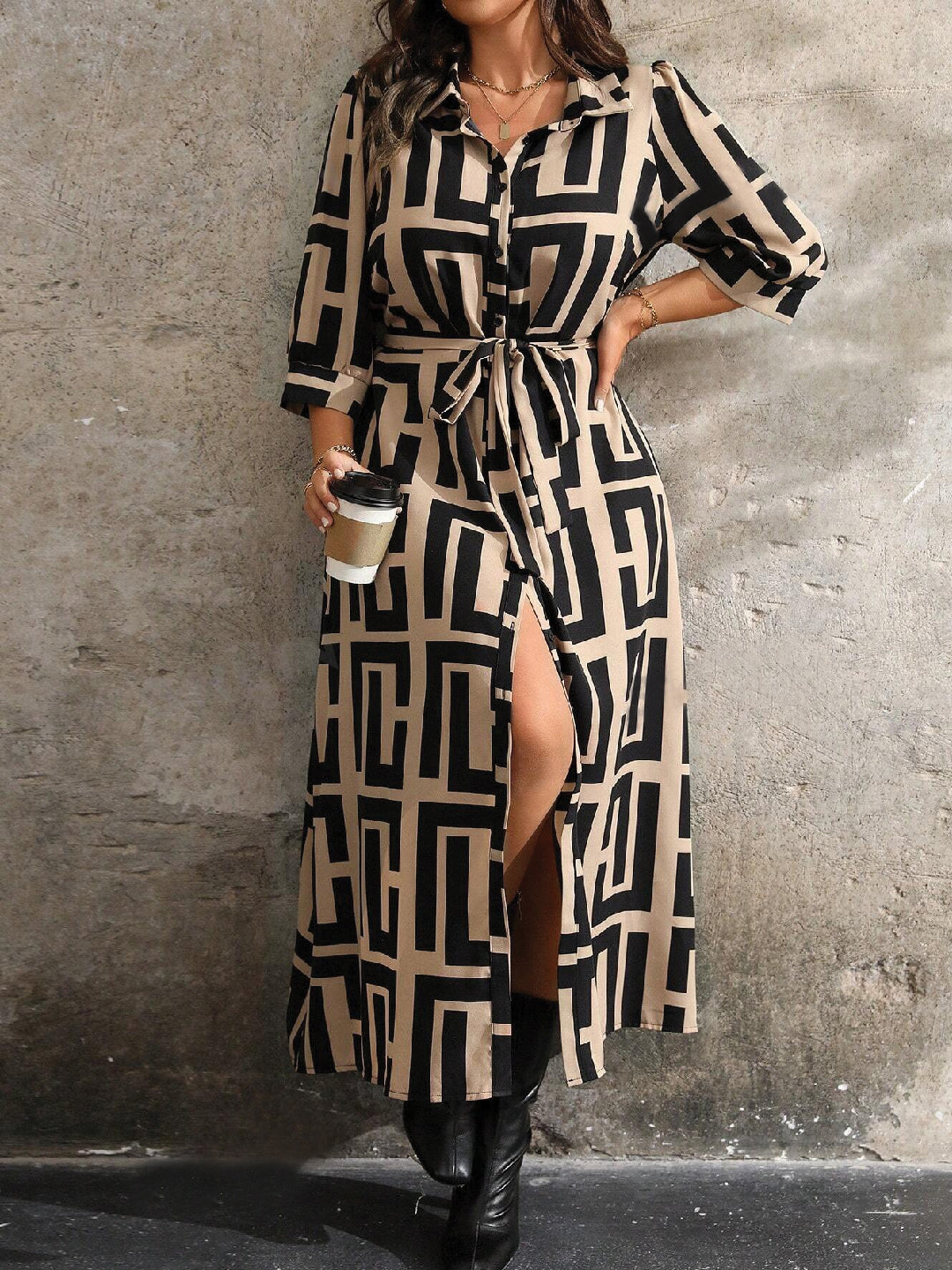 TANDUL  Women Gown Beige Dress
