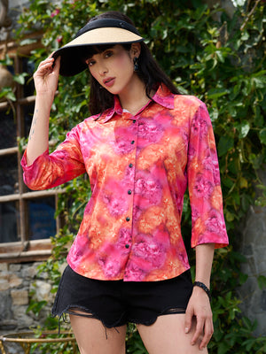 TANDUL Women Multicolor Printed Shirt