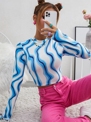 TANDUL  Casual Regular Sleeves Printed Women Multicolor Top