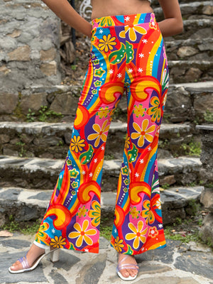 TANDUL Women Vibrant Floral Print Trousers