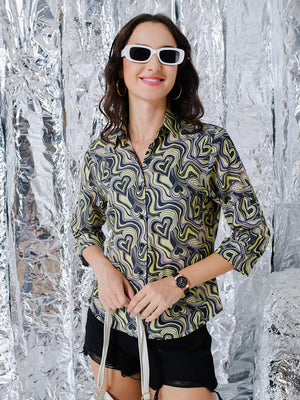 TANDUL  Women Regular Fit Printed Casual Shirt