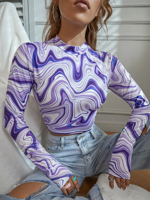 TANDUL  Casual Regular Sleeves Printed Women Multicolor Top