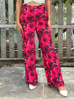 TANDUL  Women Pink Floral Printed Trouser