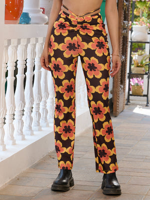 TANDUL Women's Printed Trouser