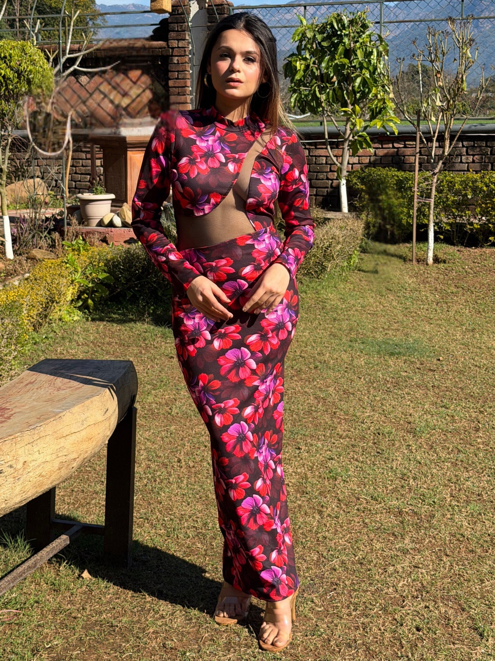 TANDUL Women Stunning Floral-Patterned Dress