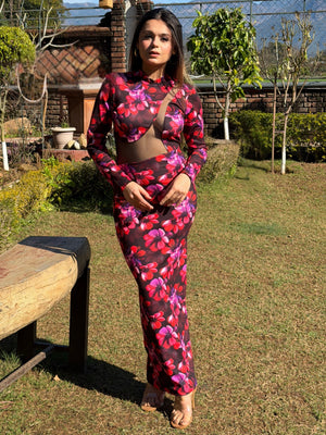 TANDUL Women Stunning Floral-Patterned Dress