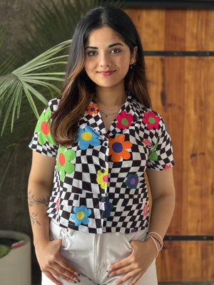 TANDUL Women Vibrant Floral Shirt