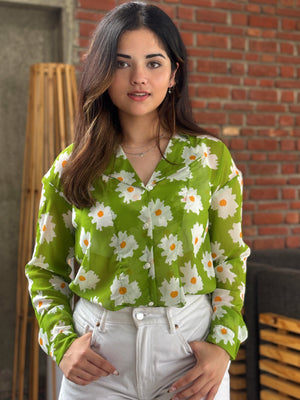 TANDUL  Women Regular Fit Printed Casual Shirt