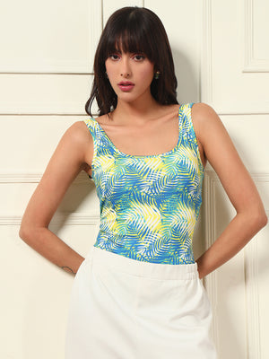 ELTIRE Tropical Printed Swimsuit
