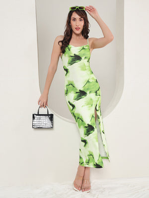 TANDUL  Women Bodycon Green Dress