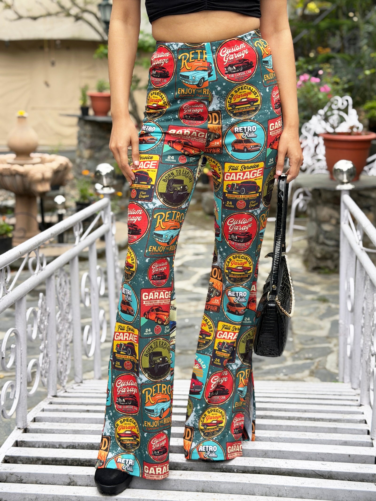 TANDUL Women Multicolour Flared Trousers