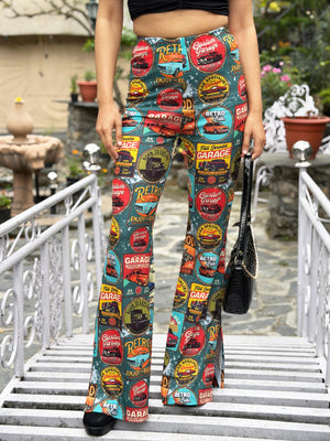 TANDUL Women Multicolour Flared Trousers