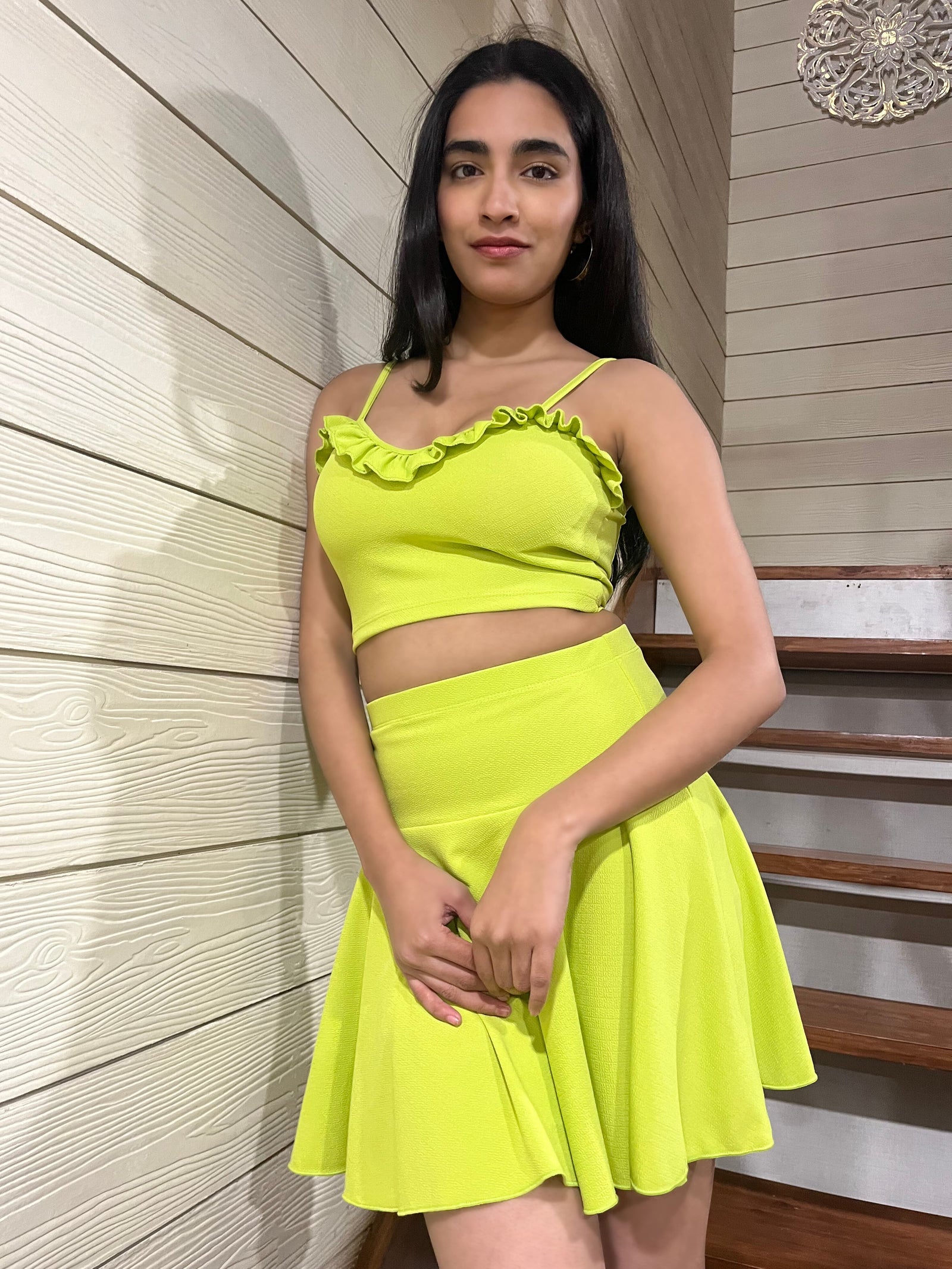 TANDUL Women Stunning Green Co ord Set