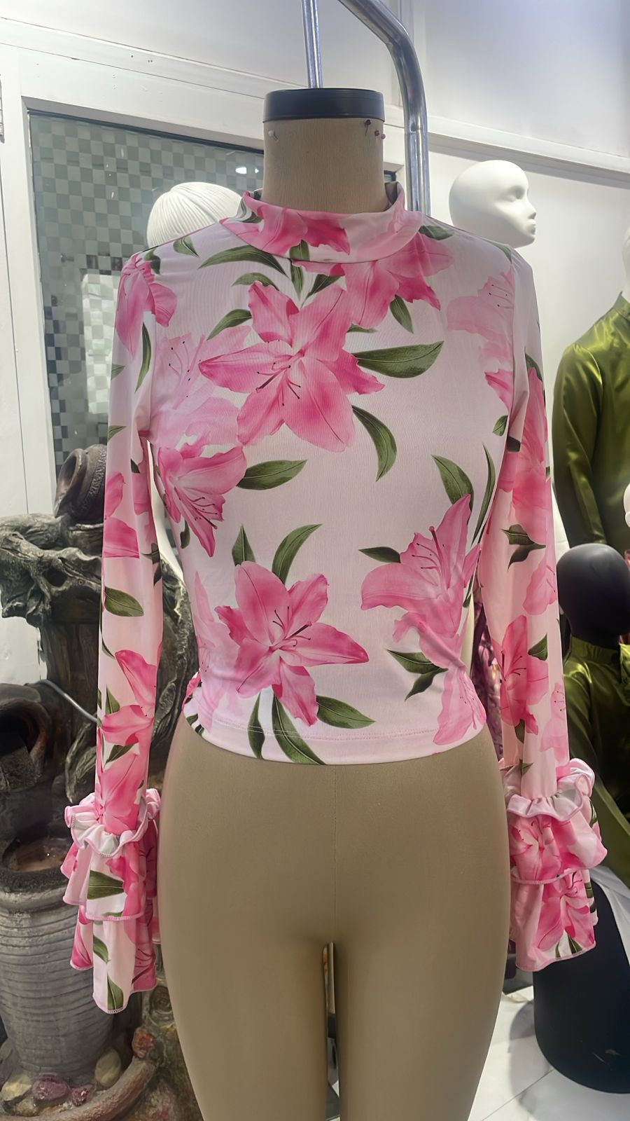 TANDUL Women Chatrming Pink Pink Floral Top