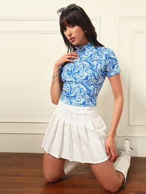 TANDUL Casual Regular Sleeves Printed Women Multicolor Top