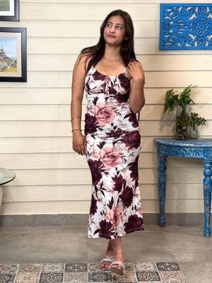 TANDUL Women Floral Printed Long Dress