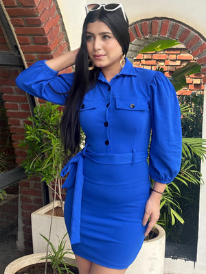 TANDUL Women Stunning Blue Dress