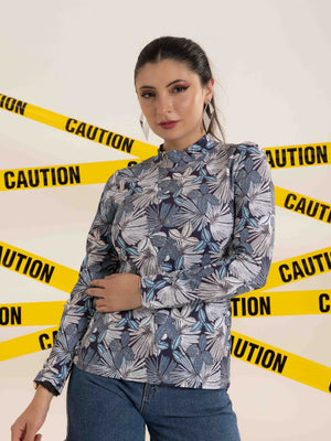 TANDUL  Casual Regular Sleeves Printed Women Multicolor Top