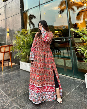 TANDUL  Women Fit and Flare Multicolor Dress